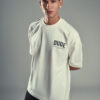 DUDE Shadow Logo Oversized T-Shirt -  White