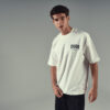 DUDE Shadow Logo Oversized T-Shirt -  White