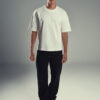DUDE Basic Boxy Fit T-Shirt – Off White