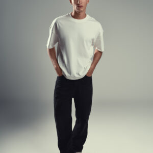DUDE Basic Boxy Fit T-Shirt – Off White