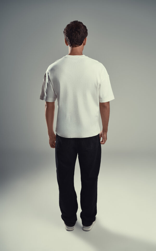 DUDE Basic Boxy Fit T-Shirt – Off White