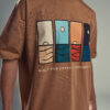 DUDE Horizon Graphic T-Shirt – Burnt Orange