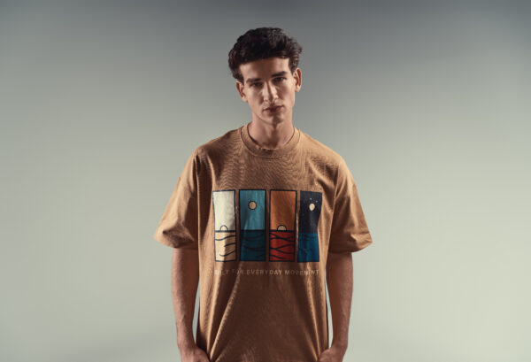 DUDE Horizon Graphic T-Shirt – Burnt Orange