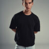 DUDE Basic Boxy Fit T-Shirt – Black