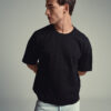 DUDE Basic Boxy Fit T-Shirt – Black