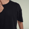 DUDE Basic Boxy Fit T-Shirt – Black