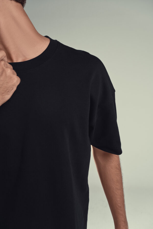 DUDE Basic Boxy Fit T-Shirt – Black
