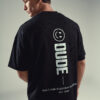 DUDE Signature Oversized T-Shirt - Black