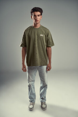 DUDE Signature Movement T-Shirt – Olive Green