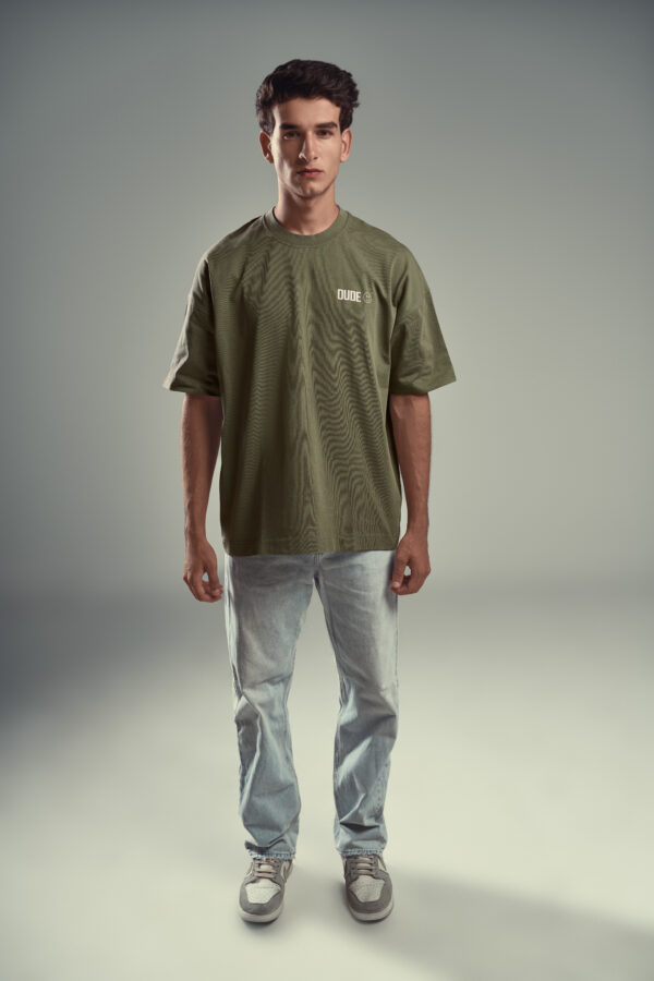 DUDE Signature Movement T-Shirt – Olive Green