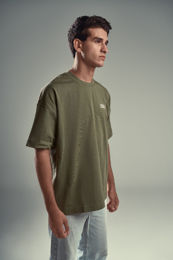 DUDE Signature Movement T-Shirt – Olive Green
