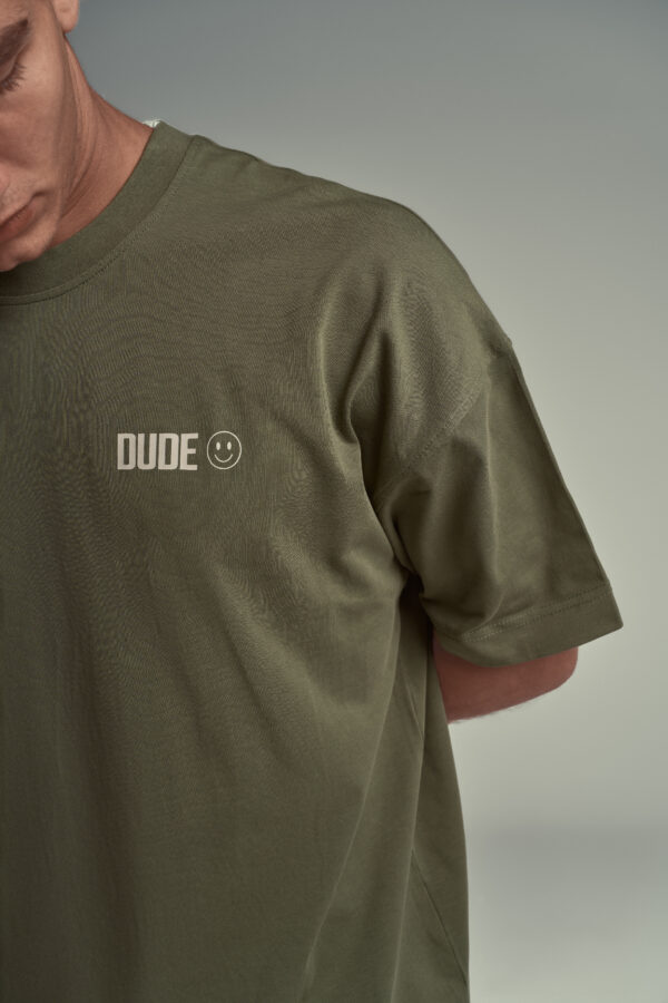 DUDE Signature Movement T-Shirt – Olive Green