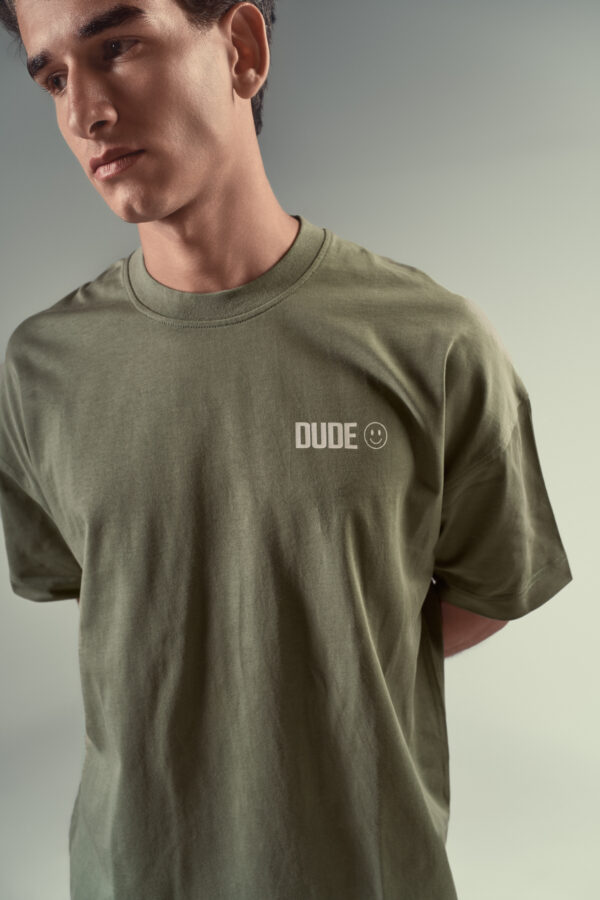 DUDE Signature Movement T-Shirt – Olive Green